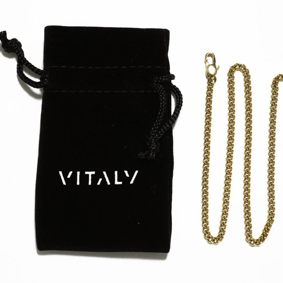 VITALY Curb Chain - Gold - 75cm - Picture 4 of 5